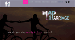 Desktop Screenshot of madaboutmarriage.com